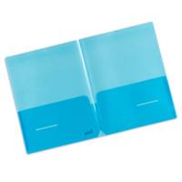 Cartellina doppia tasca Plastidea - PP - blu - conf. 5 pezzi - Iternet - 7010BL - 8028422770105 - DMwebShop