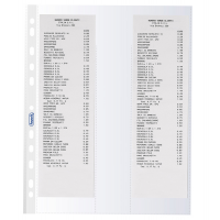 Buste forate per 4 scontrini fiscali - 25,2 x 30,7 cm - conf. 10 pezzi - Favorit - 400141970 - 8006779038611 - DMwebShop