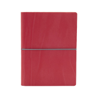 Taccuino Evo Ciak - 15 x 21 cm - fogli a righe - copertina rosso corallo - InTempo 8185CKC29