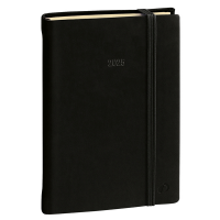 Agenda giornaliera Daily Pocket Prestige Silk 2024 - 8,5 x 13 cm nero - Quo Vadis 617014Q