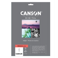 Carta Inkjet Premium - A4 - 255 gr - 20 fogli - lucida - Canson - C33300S008 - 3148950065728 - DMwebShop