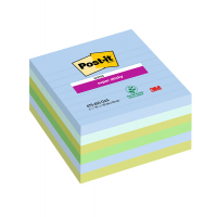 Blocco Post it Super Sticky 675-6SS-OAS a righe - 100 x 100 mm - colori Oasis - 90 fogli - conf. 6 pezzi - Post-it - 7100259320 - 4054596926943 - DMwebShop