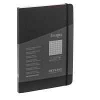 Taccuino EcoQua Plus - con elastico - rilegatura cucita - A5 - 5 mm - 80 fogli - nero - Fabriano - 19621108 - 8001348220725 - DMwebShop