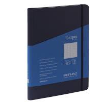 Taccuino EcoQua Plus - con elastico - spiralato - A5 - 70 fogli - puntinato - blu scuro - Fabriano - 19032104 - 8001348219170 - DMwebShop