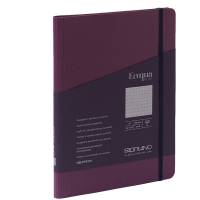 Taccuino EcoQua Plus - con elastico - spiralato - A5 - 70 fogli - puntinato - vino - Fabriano - 19032112 - 8001348219132 - DMwebShop