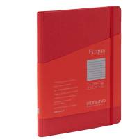Taccuino EcoQua Plus - con elastico - spiralato - A5 - 70 fogli - righe - lampone - Fabriano - 19042109 - 8001348218999 - DMwebShop