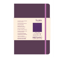 Taccuino Ispira - con elastico - copertina rigida - A5 - 96 fogli - puntinato - viola - Fabriano - 19714809 - 8001348221357 - DMwebShop