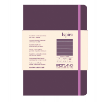 Taccuino Ispira - con elastico - copertina rigida - A5 - 96 fogli - righe - viola - Fabriano - 19714803 - 8001348221296 - DMwebShop