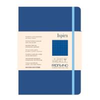 Taccuino Ispira - con elastico - copertina flessibile - A5 - 96 fogli - puntinato - blu royal - Fabriano - 19614812 - 8001348221265 - DMwebShop