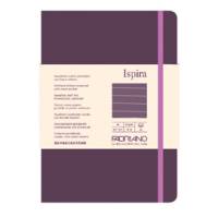 Taccuino Ispira - con elastico - copertina flessibile - A5 - 96 fogli - righe - viola - Fabriano - 19614803 - 8001348221173 - DMwebShop