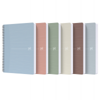 Maxiquaderno Rec'up - spiralato - A4 - 5 mm - 90 gr - 180 fogli - colori assortiti - conf. 5 pezzi - Oxford - 400154143 - 3020120178332 - DMwebShop