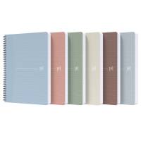 Maxiquaderno Rec'up - spiralato - A4 - 1 rigo - 90 gr - 180 fogli - colori assortiti - conf. 5 pezzi - Oxford - 400154144 - 3020120178370 - DMwebShop