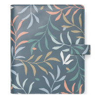 Organiser - con cinturino - fantasia Botanical - A5 - 233 x 217 x 46 mm - blu - Filofax - 22-022646 - 5059145482597 - DMwebShop