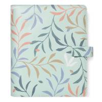 Organiser Botanical - f.to A5 - 233 x 217 x 46 mm - con cinturino - menta - Filofax - L022649 - 5059145482658 - DMwebShop