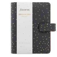 Organiser Confetti - f.to Pocket - 146 x 128 x 36 mm - con cinturino - nero - Filofax - 22-028724 - 5059145460229 - DMwebShop