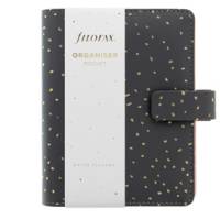 Organiser Confetti - f.to Pocket - 146 x 128 x 36 mm - con cinturino - nero - Filofax - 22-028724 - 5059145460229 - DMwebShop