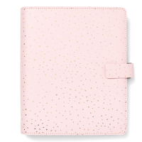 Organiser Confetti - f.to A5 - 233 x 217 x 46 mm - con cinturino - rosa - Filofax - 22-028736 - 5059145473953 - DMwebShop