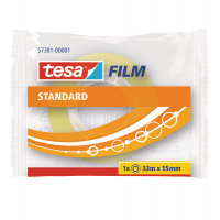 Nastro adesivofilm - 15 mm x 33 mt - trasparente - confezionato singolarmente - Tesa - 57381-00001-02 - 4042448049636 - DMwebShop