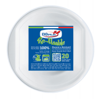 Scodella PS reuse - 630 ml - bianco - conf. 20 pezzi - Dopla 08130