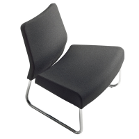 Modulo curva esterna - divano Slastic - similpelle - nero - Unisit - SLL/KN - DMwebShop