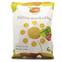 Palline snack - di mais - 40 gr - conf. 10 pezzi - Vivibio - 0310571 - 250423 - DMwebShop