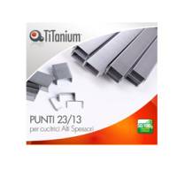 Punti metallici - 23/13 - scatola da 1000 pezzi - conf. 10 pezzi - Titanium - D1433 - 8025133121967 - DMwebShop
