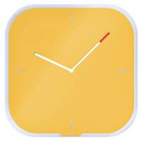 Orologio Cosy - da parete - silenzioso - in vetro - giallo - Leitz - 90170019 - 4002432125050 - DMwebShop