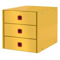 Cassettiera ClickeStore Cosy - 3 cassetti - giallo - Leitz - 53680019 - 4002432128693 - DMwebShop