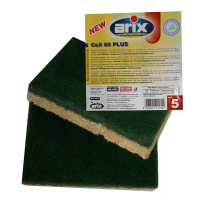 Spugna Cell 80 Plus - abrasiva - antibatterica - conf. 5 pezzi - Arix - 1 1575 - 8008990015754 - DMwebShop