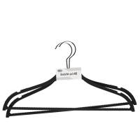 Gruccia antiscivolo 42 x 0,6 cm nero - 25322