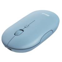 Mouse Puck ultrasottile wireless ricaricabile azzurro - 25923