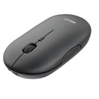 Mouse Puck ultrasottile wireless ricaricabile nero - 25925