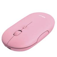 Mouse Puck ultrasottile wireless ricaricabile rosa - 25924