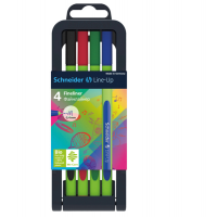 Fineliner Line-Up - punta 0,4 mm - colori assortiti - astuccio 4 colori - Schneider - P191094 - 4004675109163 - DMwebShop