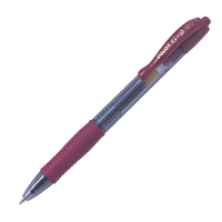 Roller gel a scatto G-2 - punta 0,7 mm - bordeaux - conf. 12 pezzi - Pilot - 001485 - 4902505275845 - DMwebShop