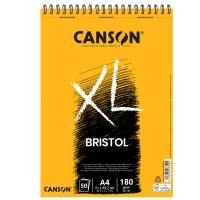 Blocco spiralato lato corto XL Bristol - A4 - 180 gr - 50 fogli - conf. 5 pezzi - Canson - C31078A021 - 3148950033505 - DMwebShop