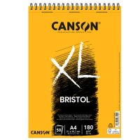 Blocco spiralato lato corto XL Bristol - A4 - 180 gr - 50 fogli - conf. 5 pezzi - Canson - C31078A021 - 3148950033505 - DMwebShop