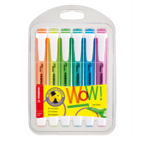 Evidenziatore Swing Cool Fluo - colori assortiti - conf. 6 pezzi - Stabilo - 275/6-3 - 4006381467285 - DMwebShop