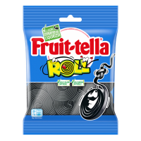 Caramella gommosa - liquirizia roll - formato pocket 90 gr - Fruit-tella - 06398100 - 8000735005020 - DMwebShop