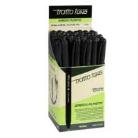 Penna sfera Uno Green - punta media 1 mm - nero - conf. 50 pezzi - Tratto - F838303 - 8000825044038 - DMwebShop
