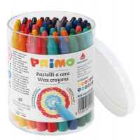 Pastelli a cera - Ø 9 mm x 85 mm - conf. 48 pezzi - Primo - 0503PC48E - 8006919105036 - DMwebShop