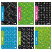 Maxiquaderno Be More Fluo 2022 - A4 - 100 gr - 5 mm - 36+2 fogli - con margine - BM - 0122550 - 8008234225505 - DMwebShop
