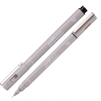 Pin fineliner - punta 0,1 mm - grigio chiaro - Uni Mitsubishi - M PIN101 GRC - 4902778230763 - DMwebShop