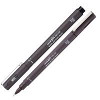 Pin fineliner - punta 0,1 mm - grigio scuro - conf. 12 pezzi - Uni Mitsubishi - M PIN101 GRS - 4902778230756 - DMwebShop