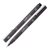 Pin fineliner - punta 0,5 mm - grigio scuro - conf. 12 pezzi - Uni Mitsubishi - M PIN105 GRS - 4902778230787 - DMwebShop