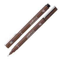 Pin fineliner - punta 0,5 mm - seppia - conf. 12 pezzi - Uni Mitsubishi - M PIN105 SEP - 4902778230800 - DMwebShop