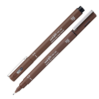 Pin fineliner - punta 0,5 mm - seppia - conf. 12 pezzi - Uni Mitsubishi - M PIN105 SEP - 4902778230800 - DMwebShop