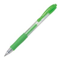 Roller gel a scatto G-2 - punta 0,7 mm - verde neon - Pilot - 001384 - 4902505586460 - DMwebShop