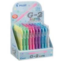 Roller gel scatto G-2 - 0,7 mm - colori assortiti pastel Display - conf. 60 pezzi - Pilot - Z99735 - 4902505466748 - DMwebShop