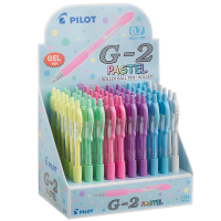 Roller gel scatto G-2 - 0,7 mm - colori assortiti pastel Display - conf. 60 pezzi - Pilot - Z99735 - 4902505466748 - DMwebShop